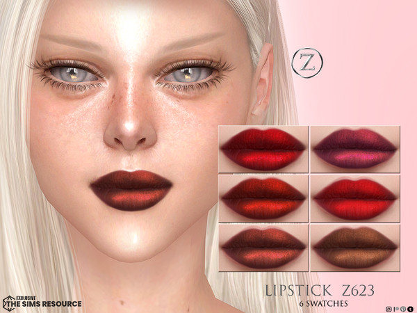 Sims 4 — LIPSTICK Z623 by ZENX — Base Game