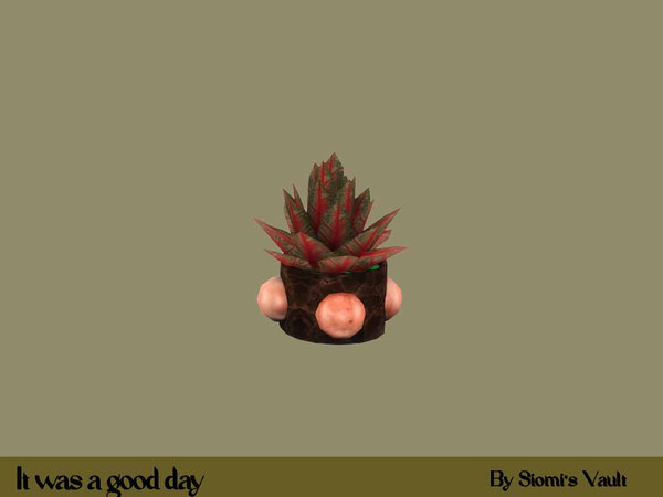 Sims 4 — I was a good day - Plant pot by siomisvault — Hello! I'm back with a set for you! Hope you like it, thank you so