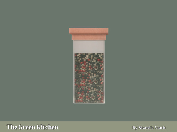 Sims 4 — The Green Kitchen - Jar #03 by siomisvault — Hello this is the second Kitchen I made hope you find it useful and