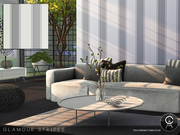 Sims 4 — Glamour Stripes by Pralinesims — By Pralinesims