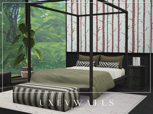 Sims 4 — UXEV Walls by Pralinesims — By Pralinesims