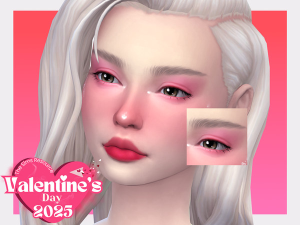 Sims 4 — Valentines25 Eyeshadow by Sagittariah — base game compatible, 10 swatches, properly tagged, enabled for all