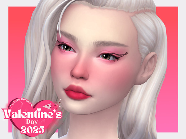 Sims 4 — Valentines25 Blush by Sagittariah — base game compatible, 6 swatches, properly tagged, enabled for all occults,