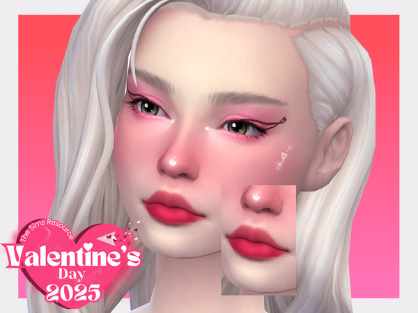 Sims 4 — Valentines25 Lipstick by Sagittariah — base game compatible, 7 swatches, properly tagged, enabled for all