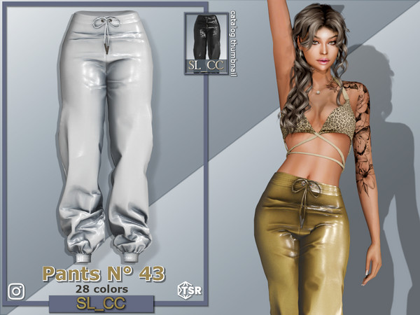 Sims 4 — SL_Pants_43 by Mona — -New mesh-
