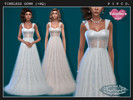 Sims 4 — Timeless Gown - Feyona and Pipco Wedding Collaboration. by Pipco — An elegant lace gown in 25 colors. Happy
