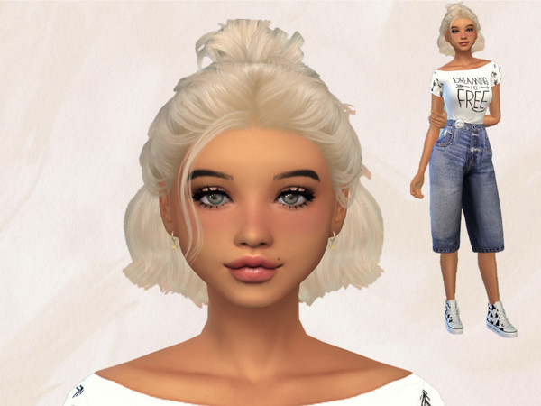 Sims 4 — Dijana Naskowski by grinchk7 — If you want the Sim to look the same as in the pictures you need to download all