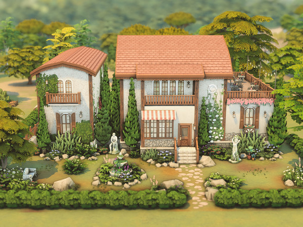 Sims 4 — Not So Romantic Restaurant by WrzosoweMarzeniaa — "Not So Romantic" Restaurant lot made in cozy vibe