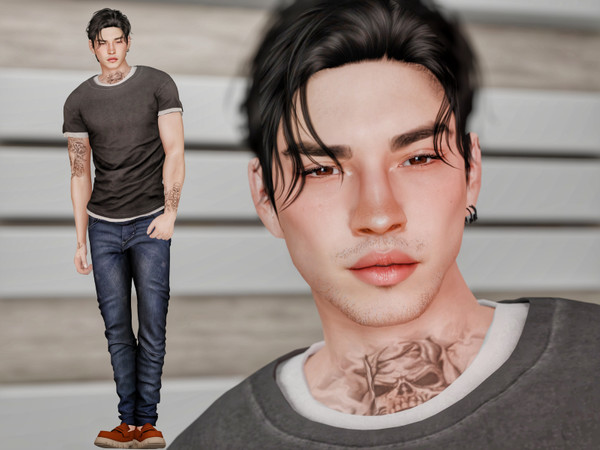 Sims 4 — Kim Jinwoo by SimnessZ1 — If you want to have the sim exactly the same as the pictures, please, download the