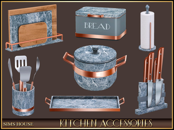 Sims 4 — KITCHEN ACCESSORIES by Sims_House — KITCHEN ACCESSORIES