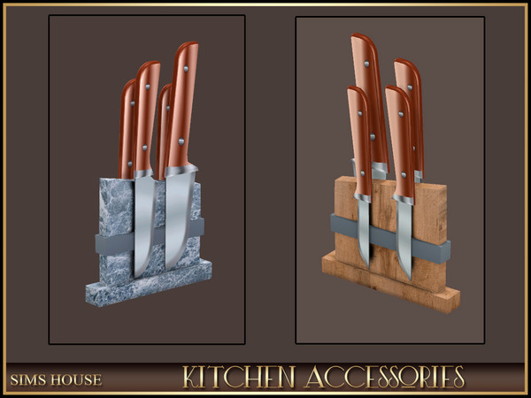 Sims 4 — Sims House KITCHEN KNIVES | KITCHEN ACCESSORIES by Sims_House — KITCHEN ACCESSORIES