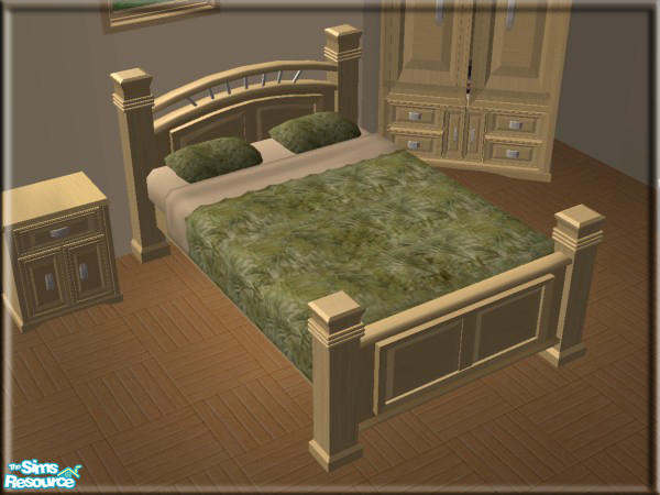 Sims 2 — Bristol Bay Bedroom - Bed by sim_man123 — The bed mesh from my Bristol Bay Bedroom.
