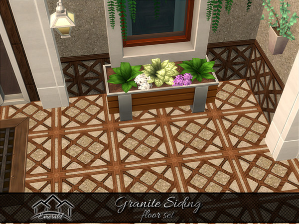 Sims 4 — Granite Siding floor2 by Emerald — Granite siding natural beauty widely used for exterior weathering