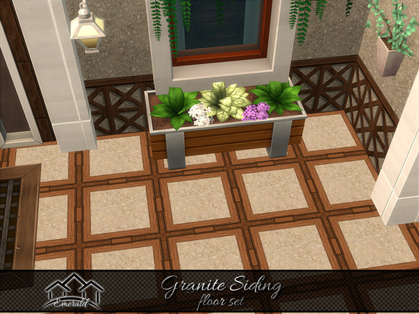 Sims 4 — Granite Siding floor3 by Emerald — Granite siding natural beauty widely used for exterior weathering