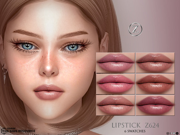 Sims 4 — LIPSTICK Z624 by ZENX — Base Game