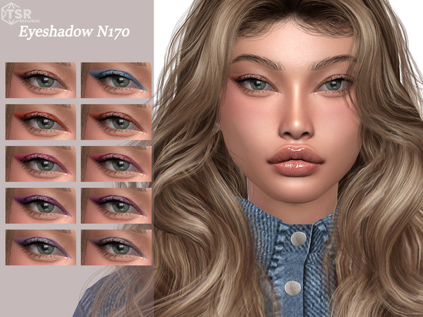 Sims 4 — Eyeshadow N170 by Layla — Previews were made using HQ Mod