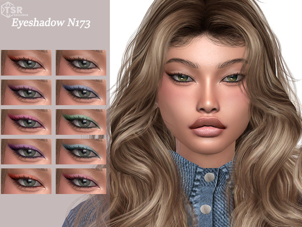 Sims 4 — Eyeshadow N173 by Layla — Previews were made using HQ Mod