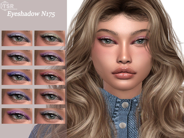 Sims 4 — Eyeshadow N175 by Layla — Previews were made using HQ Mod