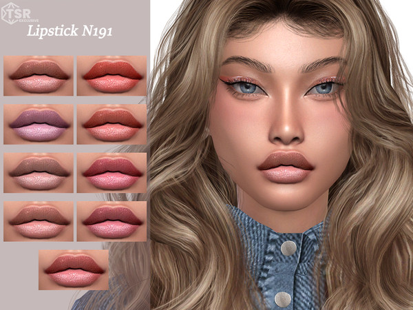 Sims 4 — Lipstick N191 by Layla — Previews were made using HQ Mod