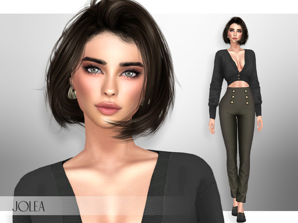 Sims 4 — Jaqueline Gallo by Jolea — If you want the Sim to look the same as in the pictures you need to download all the