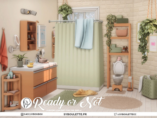 Sims 4 — Ready Or Not - Basket by Syboubou — Ready Or Not is all about simplicity and casual realism, with Maxis Match