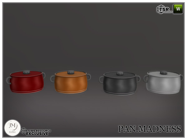 Sims 4 — pan madness cooking pot by jomsims — Pan Madness Add a touch of realism and elegance to your Sims' kitchen with