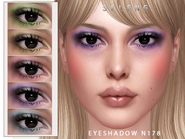 Sims 4 — Eyeshadow N178 by Seleng — The eyeshadow has 19 colours and HQ compatible. Allowed for teen, young adult, adult