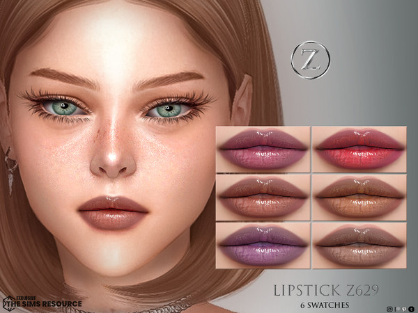 Sims 4 — LIPSTICK Z629 by ZENX — Base Game