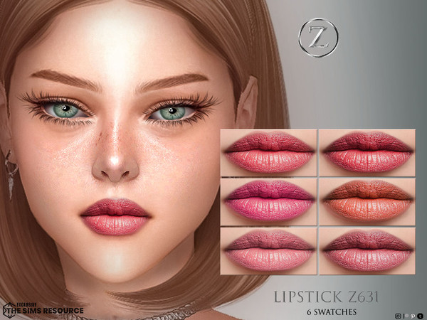 Sims 4 — LIPSTICK Z631 by ZENX — Base Game