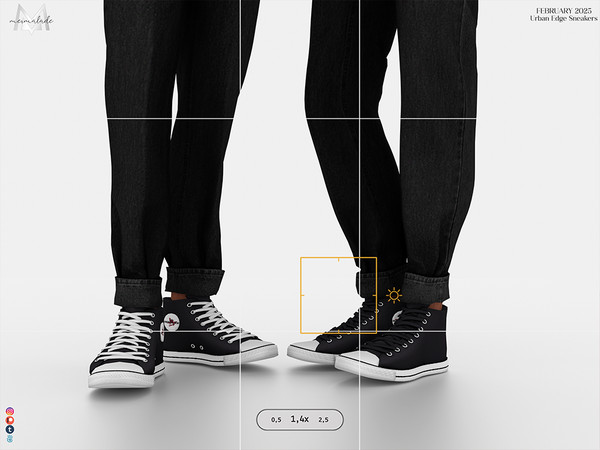 Sims 4 — [PATREON] Urban Edge Sneakers (Male) by Mermalade — New Mesh