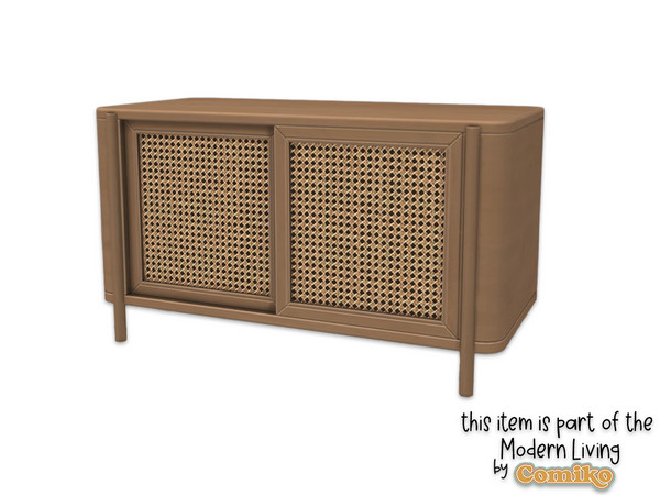 Sims 4 — Comiko Boho Bedroom Dresser by Comiko — Hi! Part 1 - Boho Bedroom Set is base game compatible and consist of 7