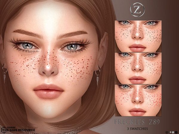 Sims 4 — FRECKLES Z89 by ZENX — Base Game
