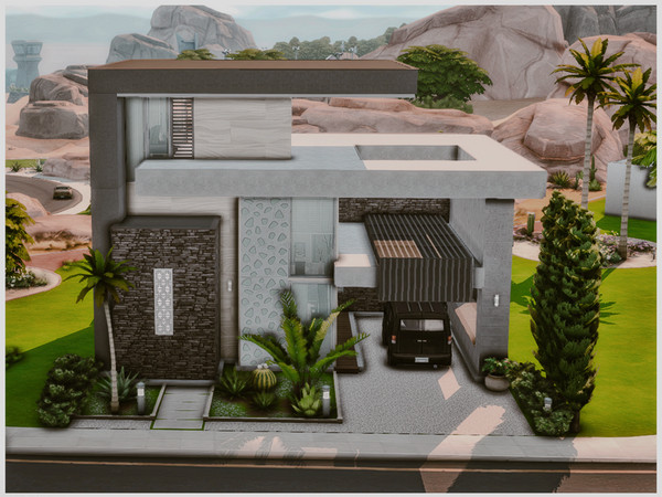 Sims 4 — MM New Modern House 62 by Merin_Martini — My Sims 4 lots some are inspired random pictures that I found on the