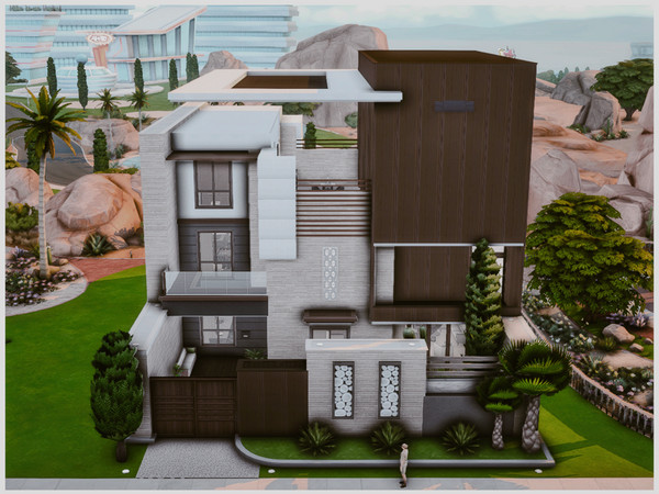 Sims 4 — MM New Modern House 65 by Merin_Martini — My Sims 4 lots some are inspired random pictures that I found on the