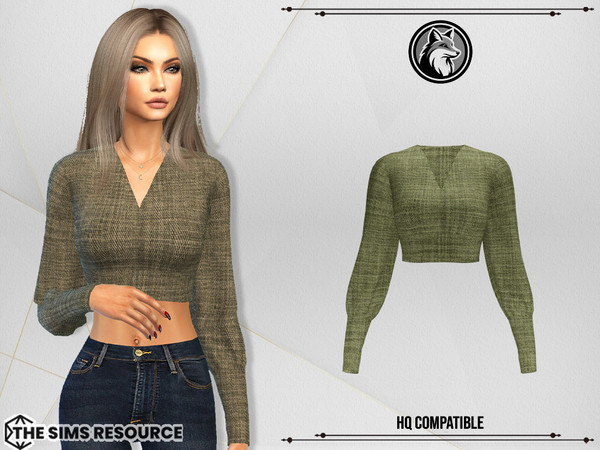 Sims 4 — Tiffany Top by ForLima — 6 Colors