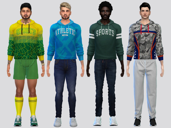 Sims 4 — Athletic Style Sweatshirt by McLayneSims — TSR EXCLUSIVE
