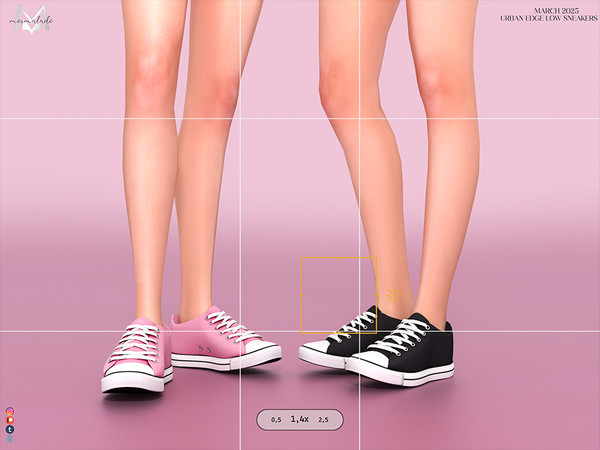 Sims 4 — [PATREON] Urban Edge Low Sneakers (Female) by Mermalade — New Mesh