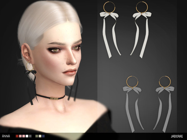 Sims 4 — jadorai - Anna Earrings by jadorai — New Mesh