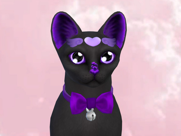 Sims 4 — Angel Cat Heart Head Piece More Colors 1 by PastelHeartKittens — There are a couple of basic colors in this