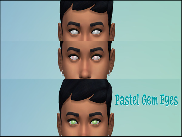 Sims 4 — Pastel Gem Eyes by Stormborne — Pastel version of the eyes I just made.
