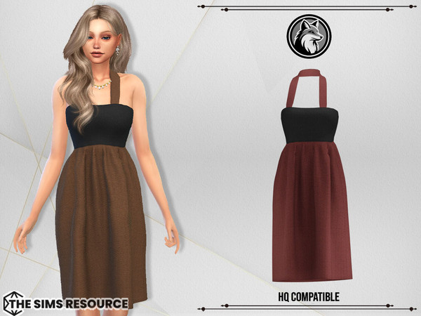 Sims 4 — Samara Dress by ForLima — 4 Colors
