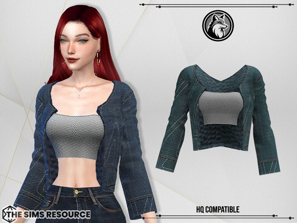 Sims 4 — Clara Top by ForLima — 4 Colors