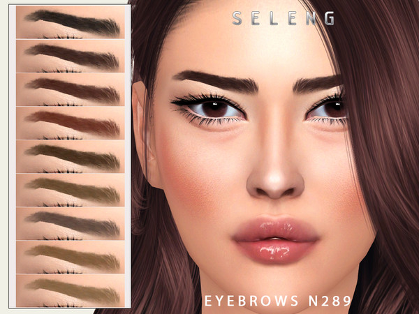 Sims 4 — Eyebrows N289 by Seleng — The eyebrows has 21 colours and HQ compatible. Allowed for teen, young adult, adult