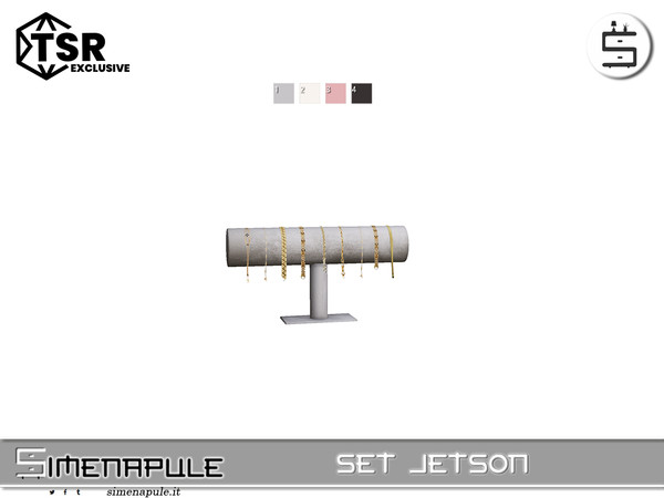 Sims 4 — Set Jetson - Bracelet Organizer by Simenapule — Set JetsonSet JetsonSet JetsonSet Jetson