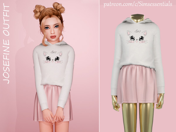 Sims 4 — Josefine Outfit by Simsessentials — - Child