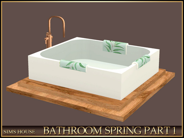 Sims 4 — Sims House SQUARE BATH | BATHROOM SPRING PART 1 by Sims_House — BATHROOM SPRING PART 1