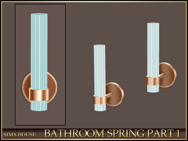 Sims 4 — Sims House WALL LAMPS | BATHROOM SPRING PART 1 by Sims_House — BATHROOM SPRING PART 1