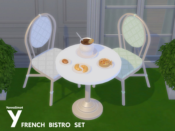 Sims 4 — YannaSims4 French Bistro Set Quiche by YannaSims4CC — Hi! In March last year, my fiance and I went to Paris, so