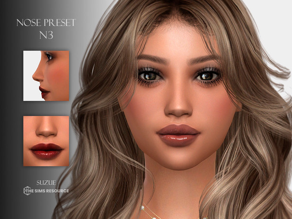 Sims 4 — Nose Preset N3 by Suzue — New Preset (Suzue)