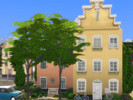Sims 4 — Villa Arpeggio by kittye2 — Villa Arpeggio is a charming Amsterdam canal style home with a unique twist. Its